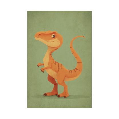 Whimsical Dinosaur Illustration Art for Kids' Rooms