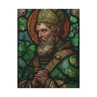 Saint Artwork | Irish Heritage Art | Traditional Green Tones
