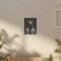 Ethereal Blindfolded Saint Art | Spiritual Home Decor