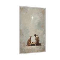 Nativity Scene Art Print - Warm Family Vibes