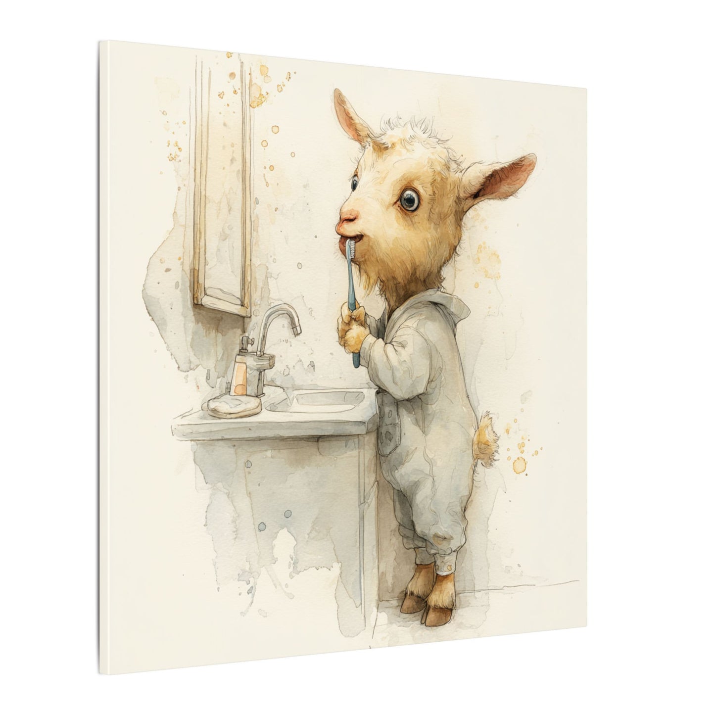 Whimsical Goat Art | Perfect for Children's Rooms