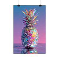 Colorful Pineapple Canvas Art | Abstract Tropical Design
