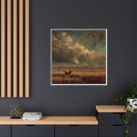 Cattle in Industrial Landscape | Vintage Style Art Print