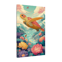 Vibrant Turtle Art | Whimsical Nature Illustration
