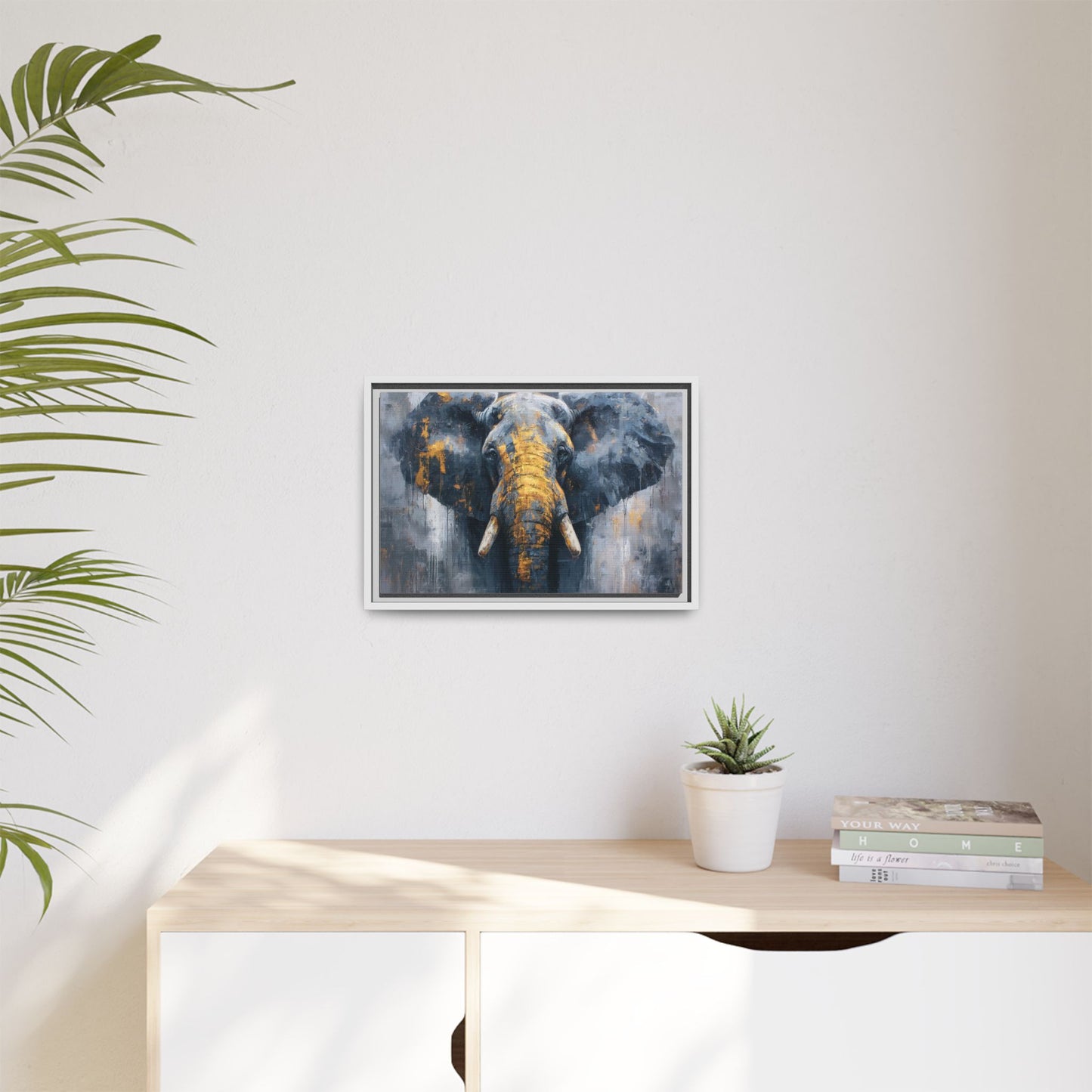Majestic Elephant Wall Art - Abstract Animal Decor
