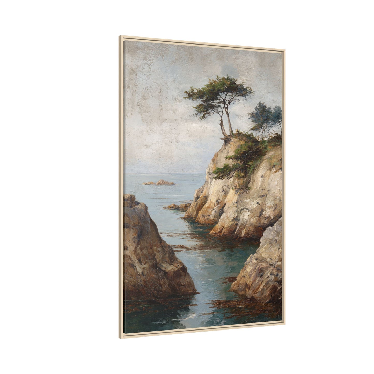 Tranquil Coastal Landscape Art - Soothing Wall Decor