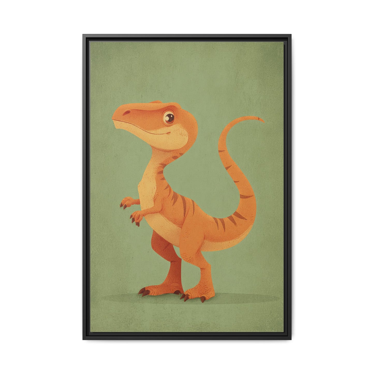 Whimsical Dinosaur Illustration Art for Kids' Rooms