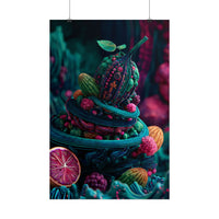 Surreal Fruit Fantasy Art - Vibrant Digital Design