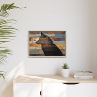 Rustic Wolf Silhouette Wall Art | Nature Inspired Decor