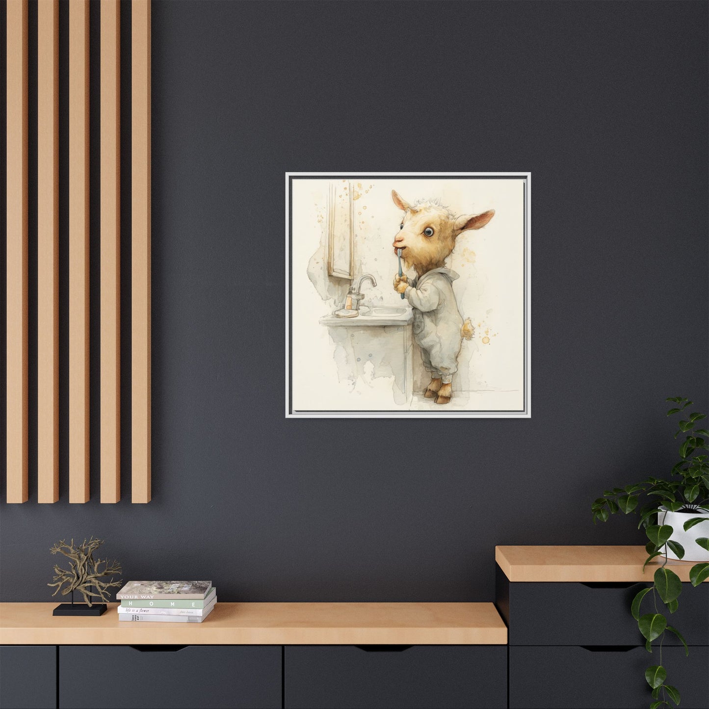 Whimsical Goat Art | Perfect for Children's Rooms