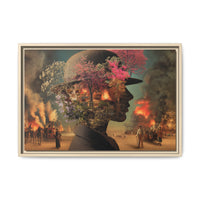 Surreal Botanical Portrait Art | Unique Digital Illustration