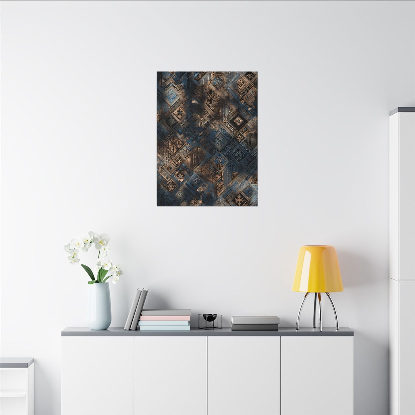 Intricate Geometric Wall Art - Abstract Pattern