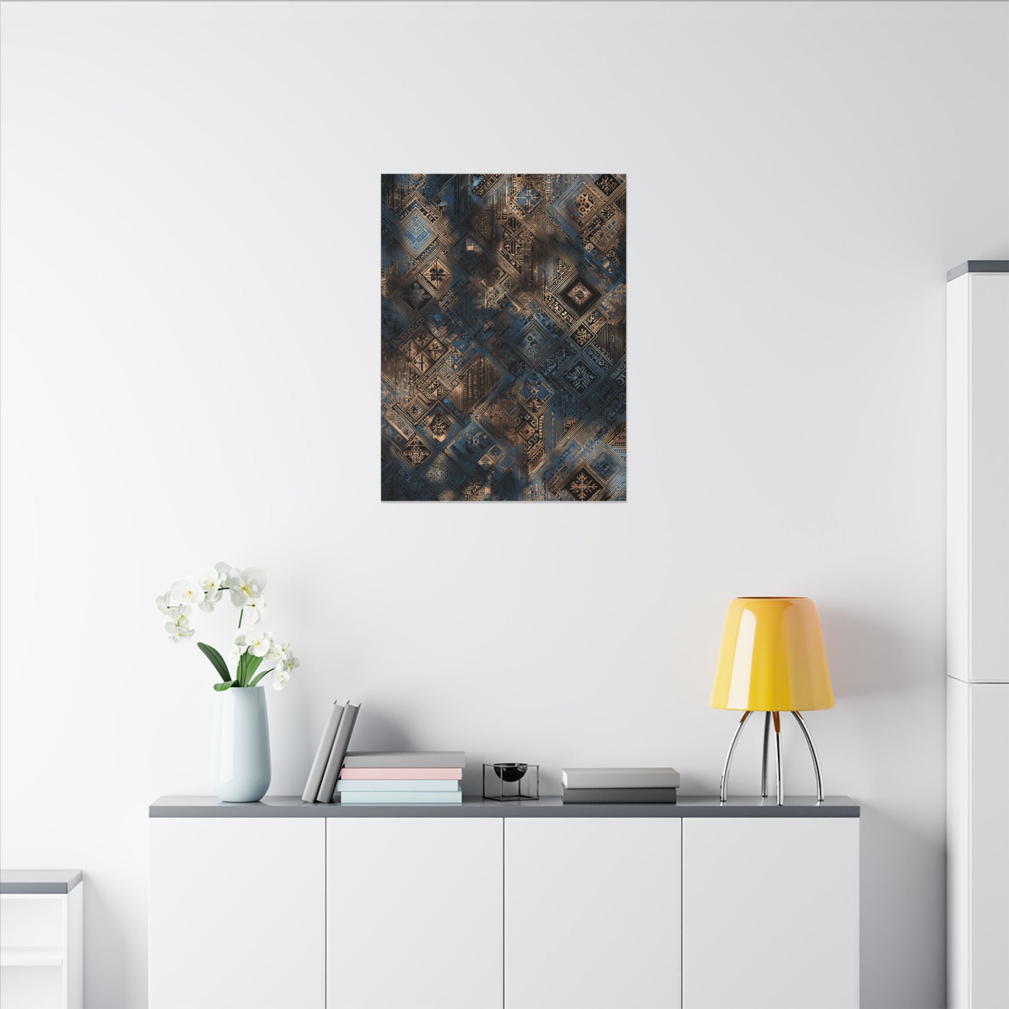 Intricate Geometric Wall Art - Abstract Pattern