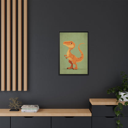 Whimsical Dinosaur Illustration Art for Kids' Rooms