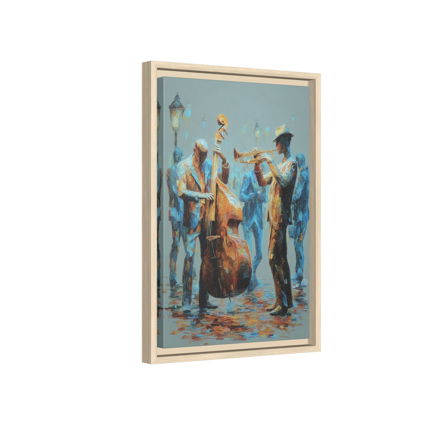 Colorful Jazz Musicians Art for Music Enthusiasts