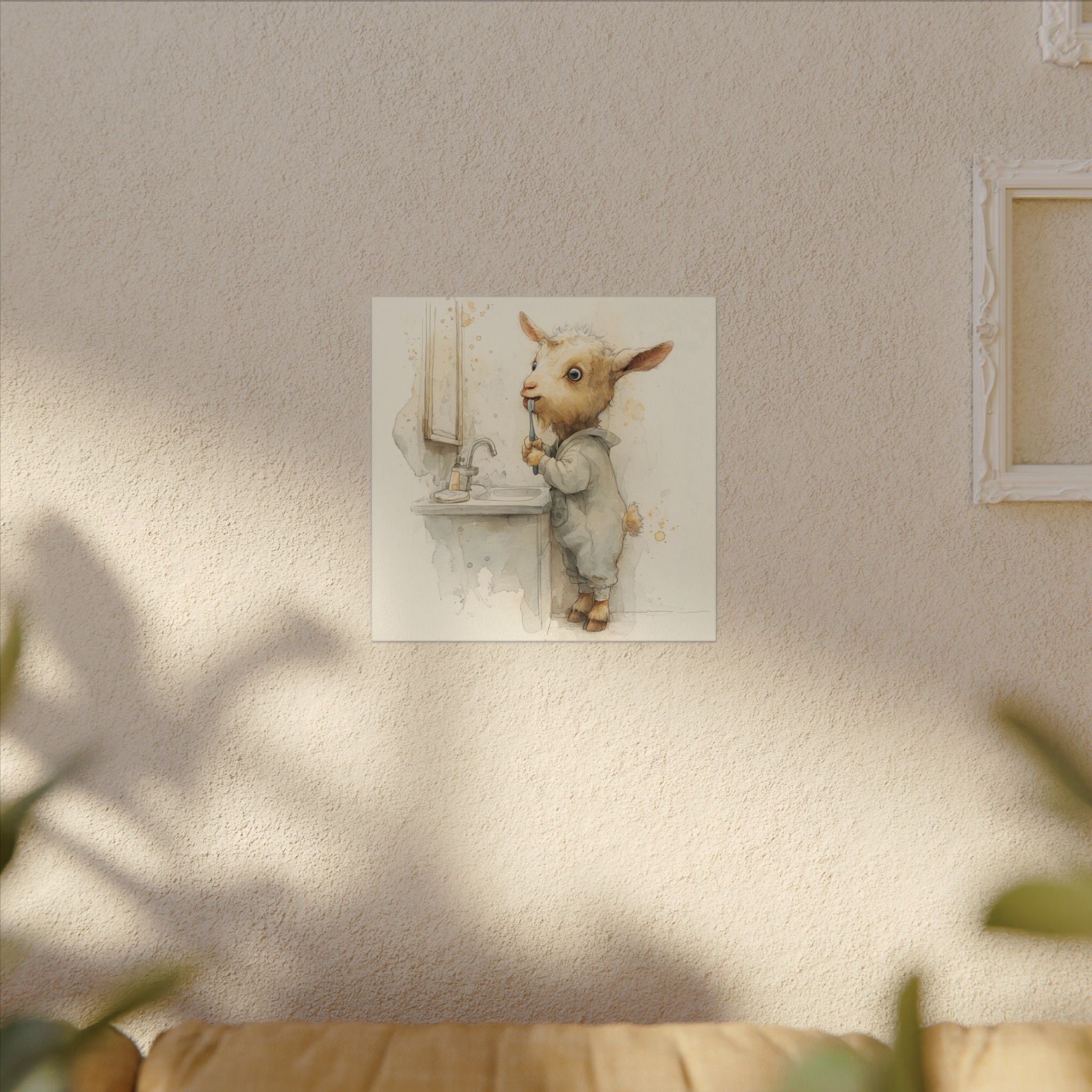 Whimsical Goat Art | Perfect for Children's Rooms