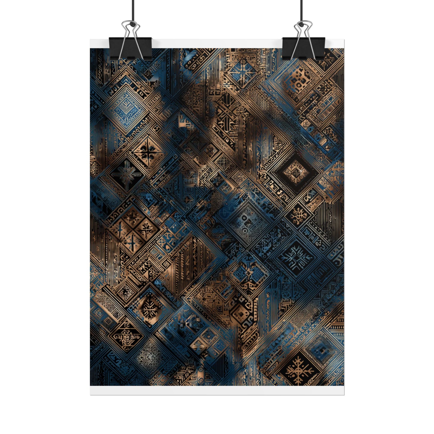 Intricate Geometric Wall Art - Abstract Pattern
