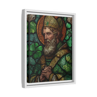 Saint Artwork | Irish Heritage Art | Traditional Green Tones