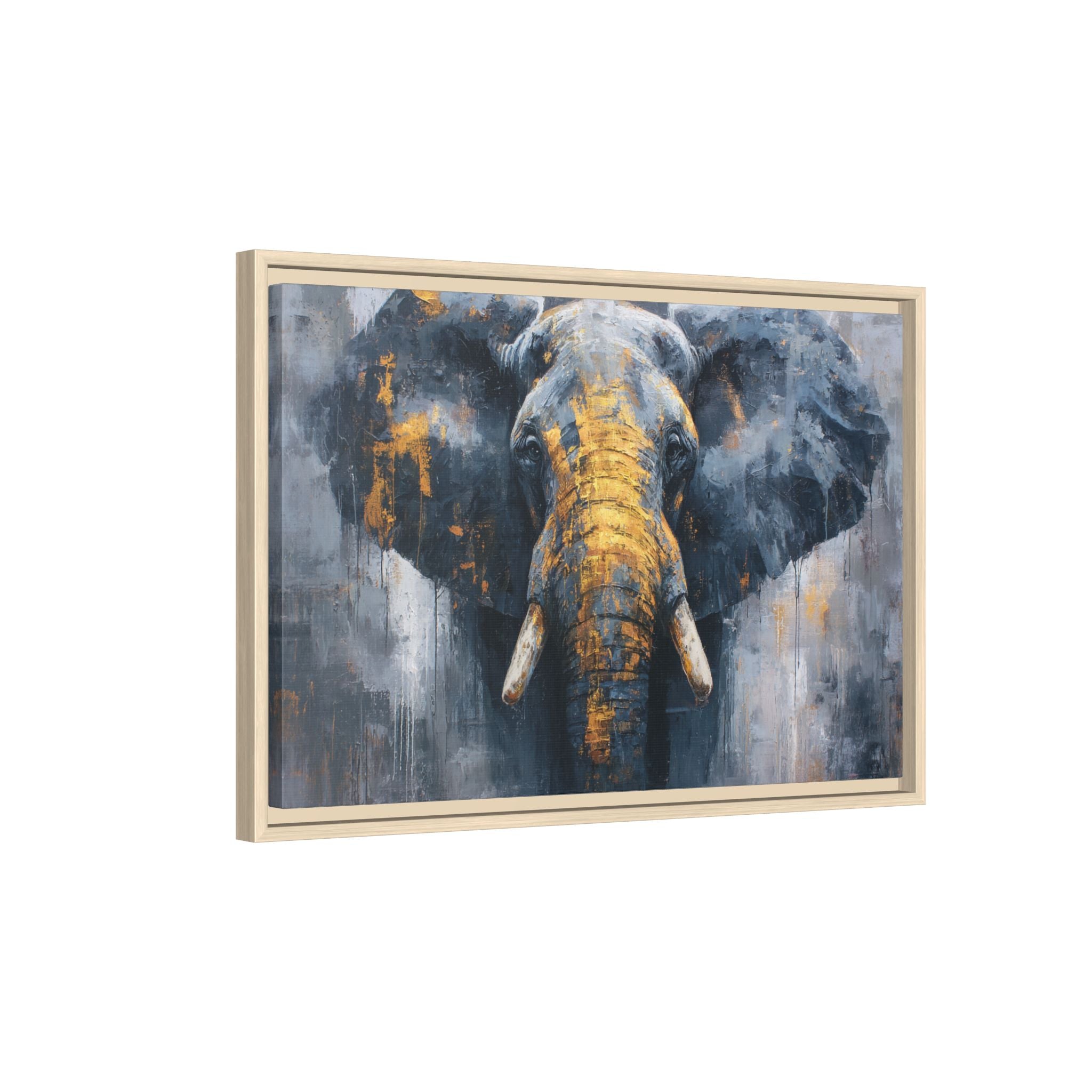 Majestic Elephant Wall Art - Abstract Animal Decor