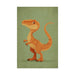 Whimsical Dinosaur Illustration Art for Kids' Rooms