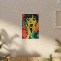 Surreal Pop Art Woman – Vibrant Modern Wall Art