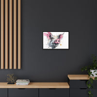 Whimsical Pig Art Print - Playful Farmhouse Decor