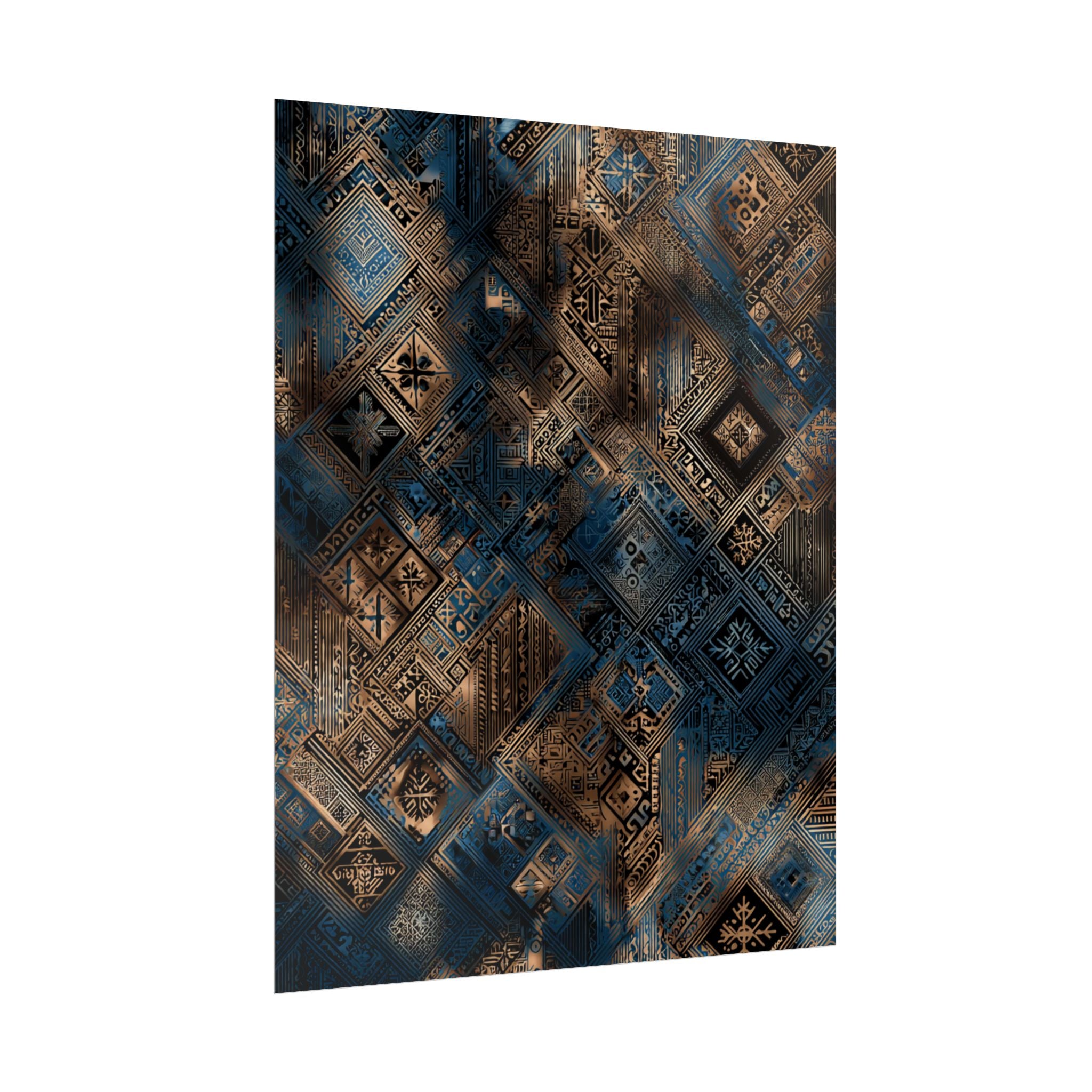 Intricate Geometric Wall Art - Abstract Pattern