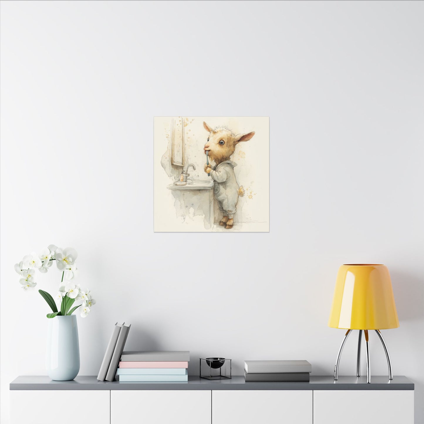Whimsical Goat Art | Perfect for Children's Rooms