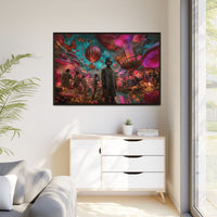 Whimsical Hot Air Balloon Fantasy Artwork | Surreal Landscape