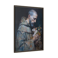 Saint Francis and Rabbit Artwork - Nature Inspired Wall Art
