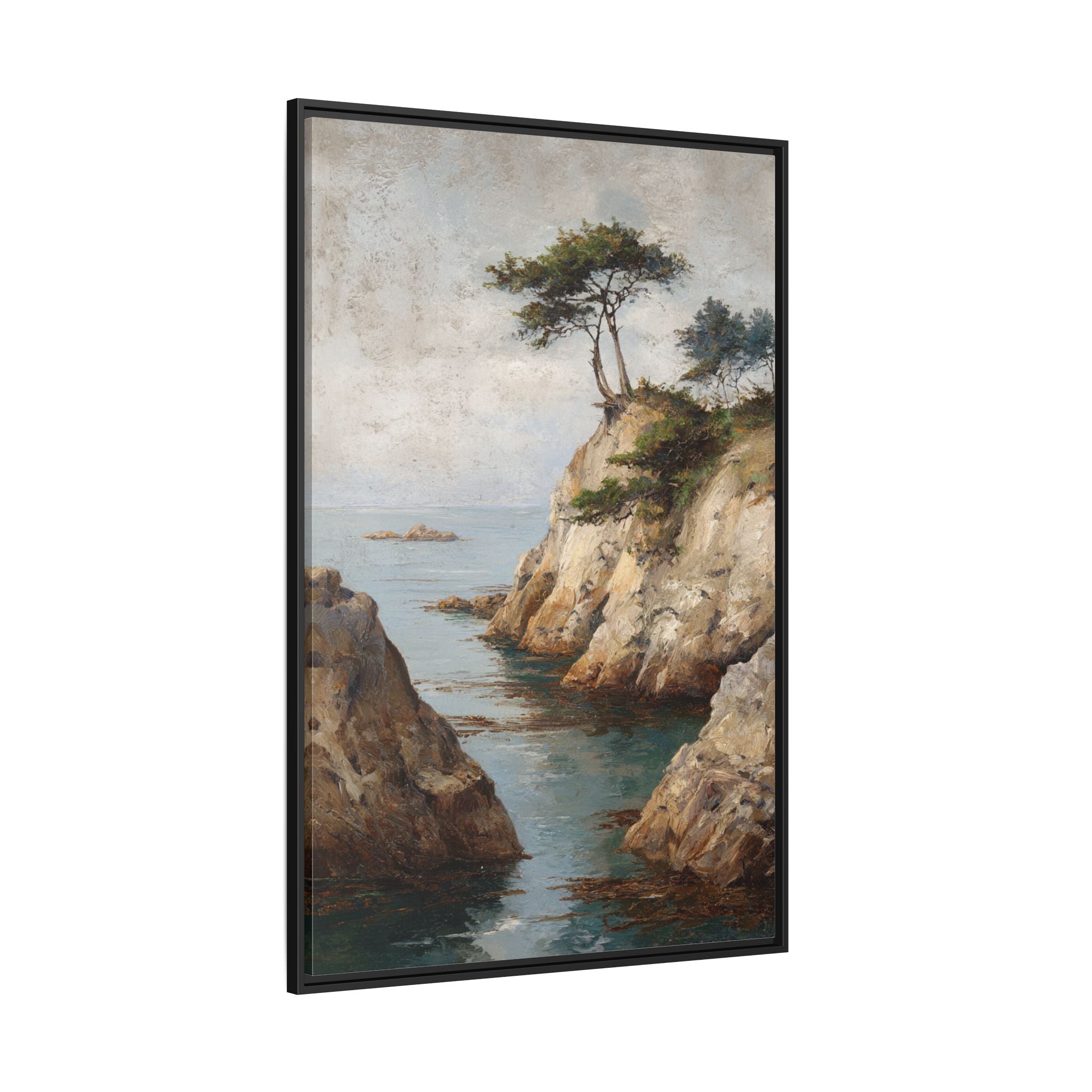 Tranquil Coastal Landscape Art - Soothing Wall Decor