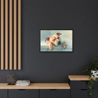 Calming Canine Portrait - Serene Dog Art Print
