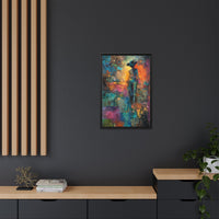 Abstract Cowgirl Art | Colorful Canvas Artwork