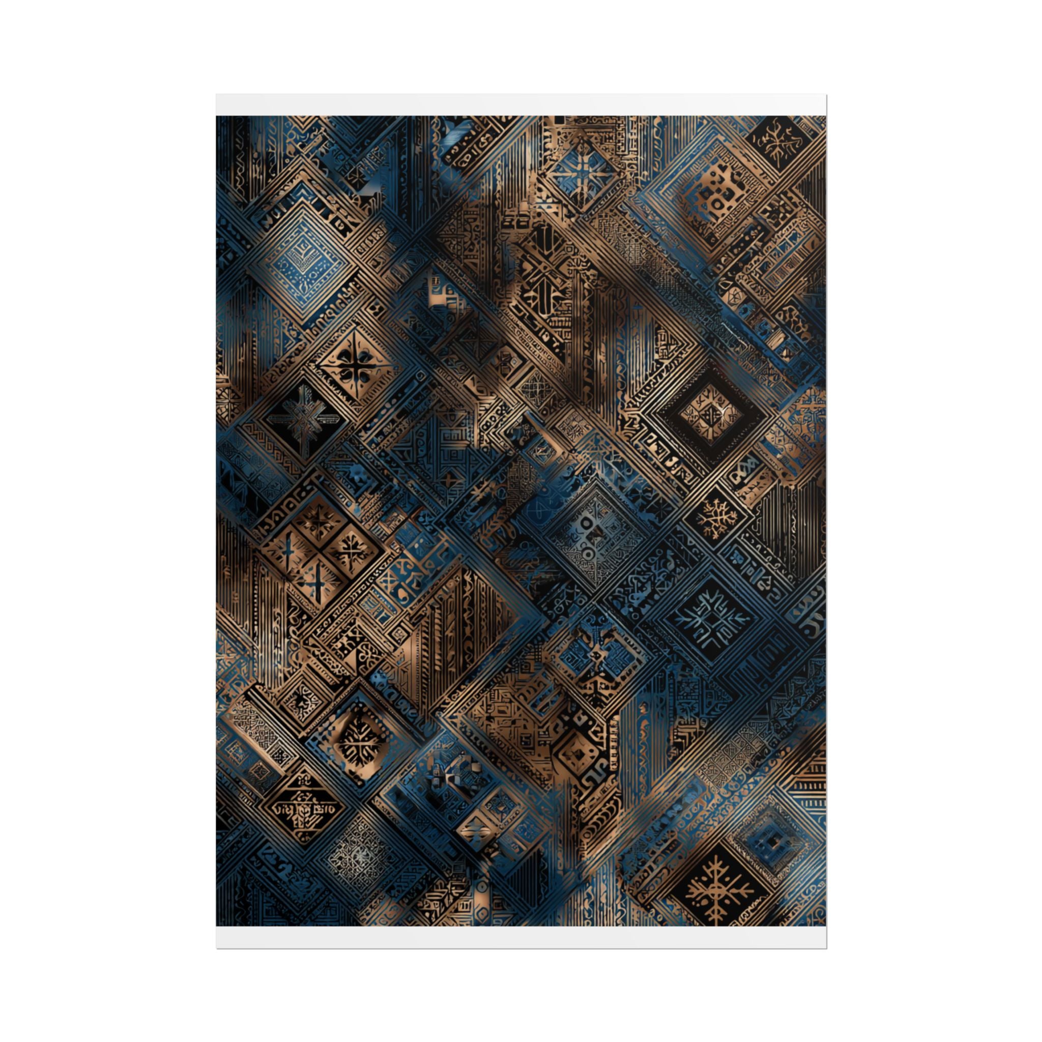 Intricate Geometric Wall Art - Abstract Pattern
