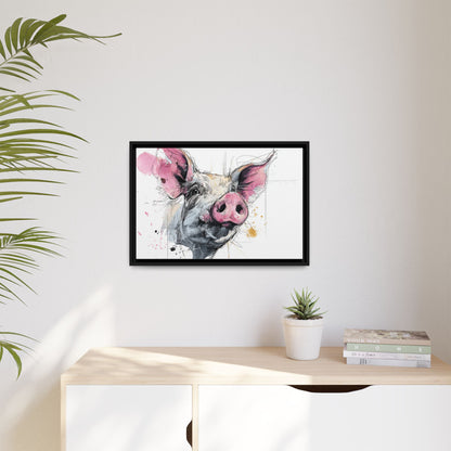 Whimsical Pig Art Print