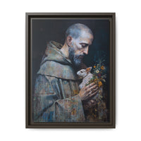 Saint Francis and Rabbit Artwork - Nature Inspired Wall Art
