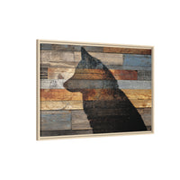 Rustic Wolf Silhouette Wall Art | Nature Inspired Decor