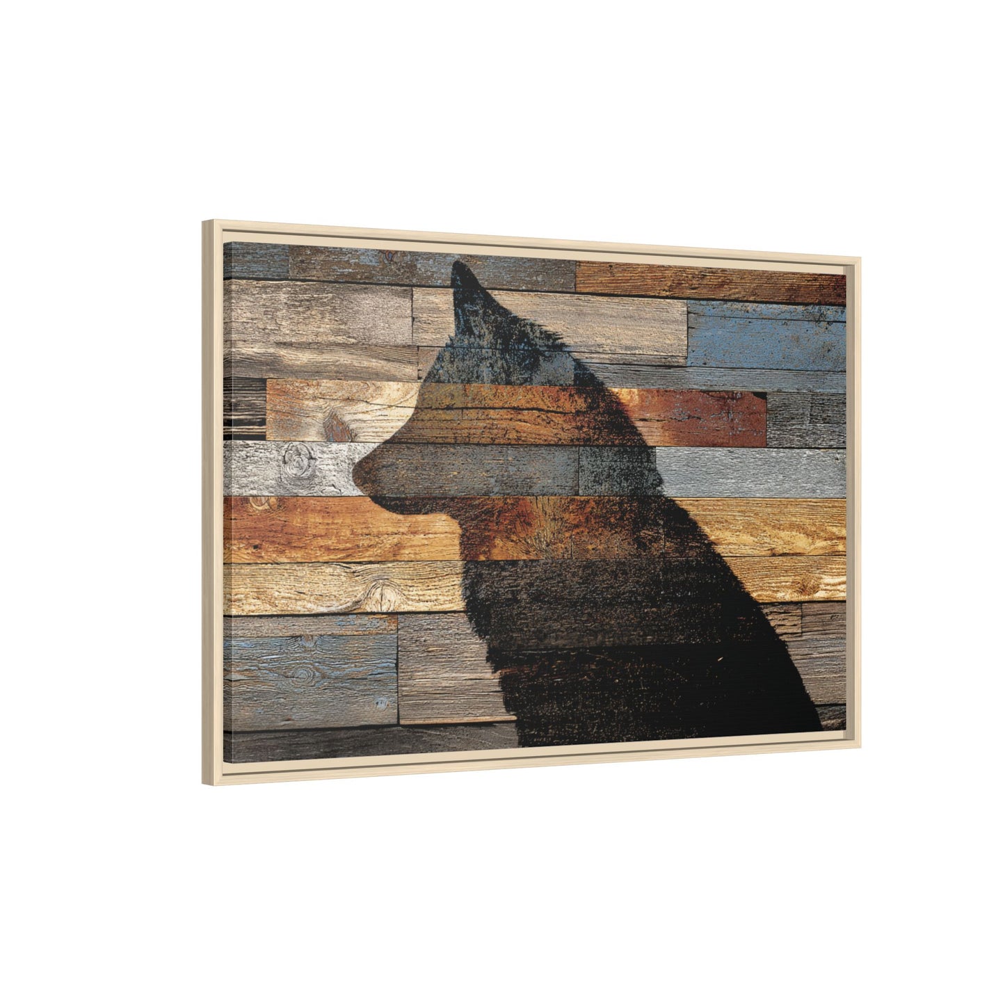 Rustic Wolf Silhouette Wall Art | Nature Inspired Decor