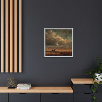 Cattle in Industrial Landscape | Vintage Style Art Print
