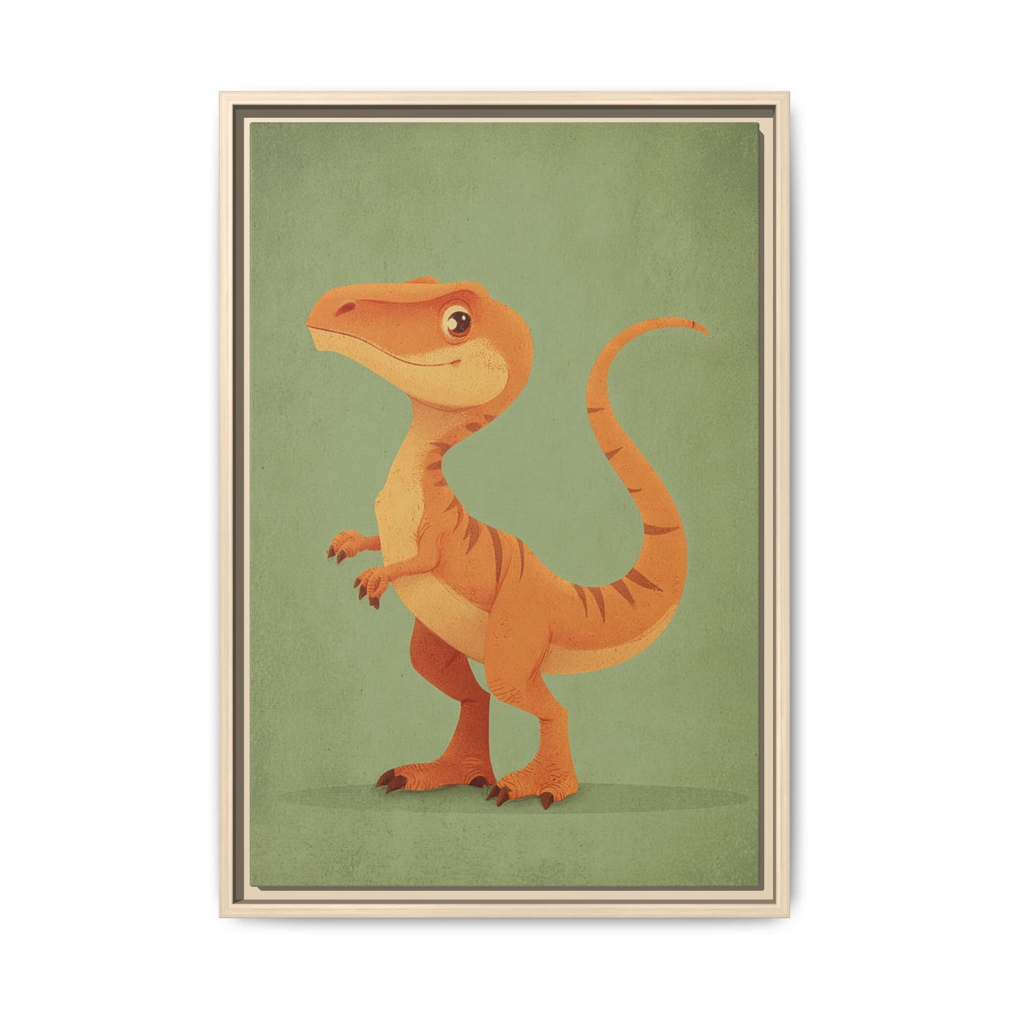 Whimsical Dinosaur Illustration Art for Kids' Rooms