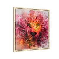 Vibrant Lion Artwork – Bold Watercolor Print