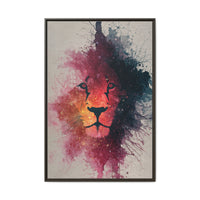 Majestic Lion Watercolor Art | Vibrant Animal Portrait