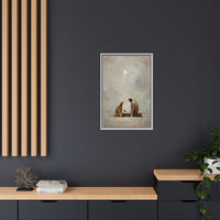 Nativity Scene Art Print - Warm Family Vibes