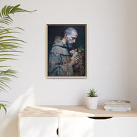 Saint Francis and Rabbit Artwork - Nature Inspired Wall Art