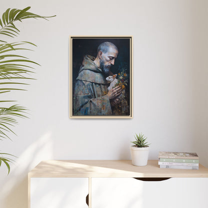 Saint Francis and Rabbit Artwork