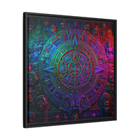 Aztec Mandala Wall Art - Colorful Cultural Decor
