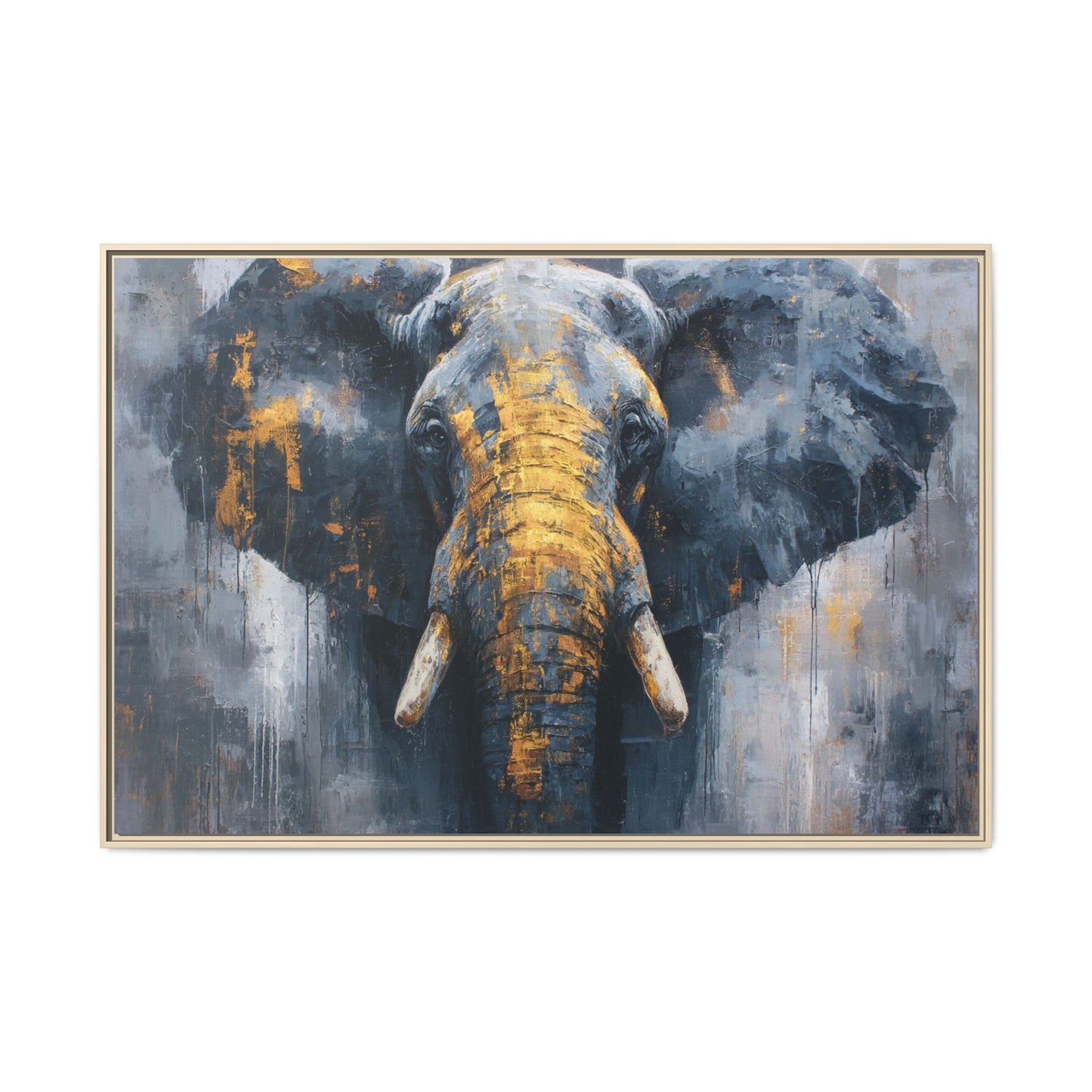 Majestic Elephant Wall Art - Abstract Animal Decor
