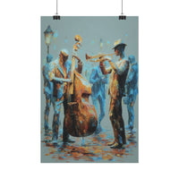 Colorful Jazz Musicians Art for Music Enthusiasts