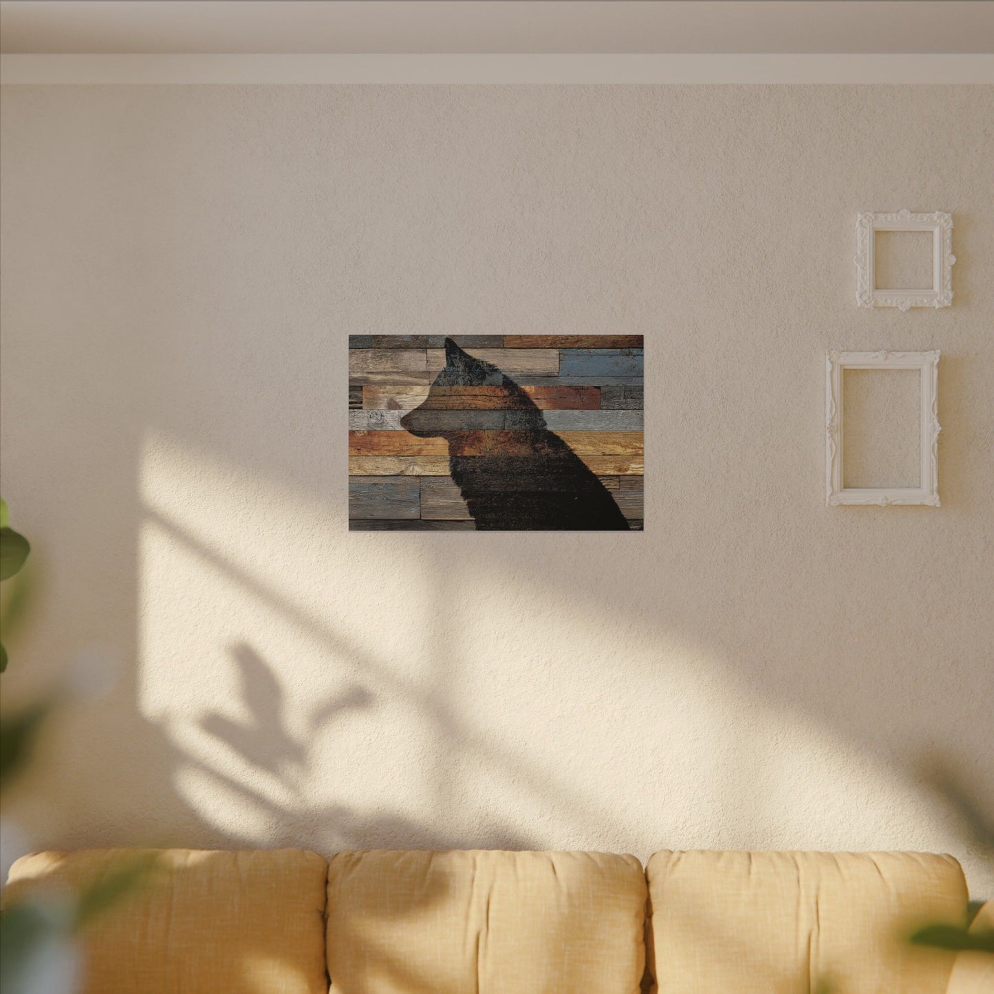 Rustic Wolf Silhouette Wall Art | Nature Inspired Decor