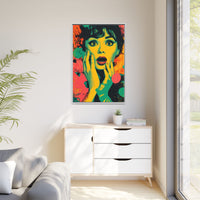 Surreal Pop Art Woman – Vibrant Modern Wall Art